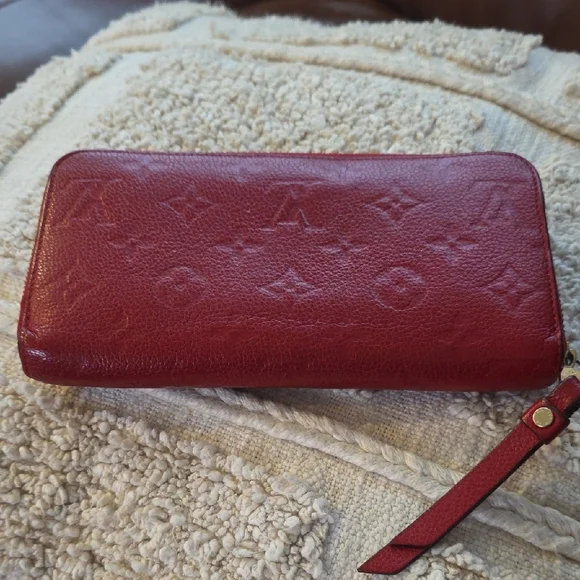 Louis Vuitton Emprient Red Long Wallet - Picture 3 of 15